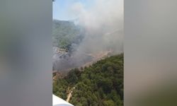 Fethiye’de orman yangını: Havadan yoğun müdahale