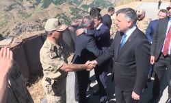 İçişleri Bakanı Mustafa Çiftçi, Şemdinli Zirvin Üs Bölgesi'ni ziyaret etti