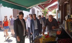 İzmir Büyükşehir Belediye Başkanı Tugay Seferihisar'da çalışmaları yerinde inceledi
