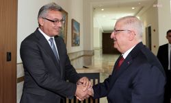KKTC Cumhurbaşkanı Erhürman, Millî Savunma Bakanı Güler ve beraberindeki heyeti kabul etti