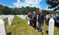 Konak Belediye Başkanı Mutlu, Bosna Hersek'te Srebrenitsa'nın acısına ortak oldu