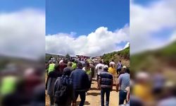 Maden karşıtı protestoların sürdüğü Korgan'da, iş makinaları Turnalık Yaylası'ndan götürüldü