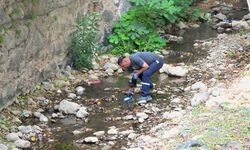 Manisa Büyükşehir Belediyesi'nden Çaybaşı Deresi'nde temizlik çalışması