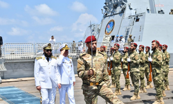 Türkiye ve Suriye Deniz Kuvvetleri Lazkiye'de buluştu