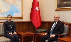 Bakan Güler, Kişinev Büyükelçisi olarak atanan Nazmiye Başaran'ı kabul etti