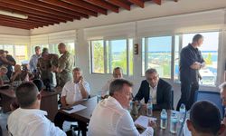 Girne'deki alabora olan gemi için Kriz Masası toplandı