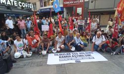 İzmir'den Ankara'daki madenciler için destek eylemi