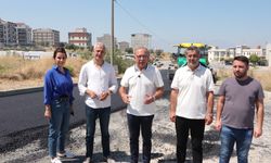 Manisa Büyükşehir Belediyesi'nden Turgutlu Ergenekon'da 4 bin ton sıcak asfalt serimi