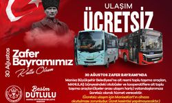 Manisa'da 30 Ağustos'ta toplu ulaşım ücretsiz olacak