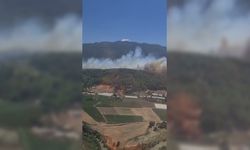 Muğla Seydikemer'de başlayan yangın rüzgarın etkisiyle Kaş sınırına ulaştı