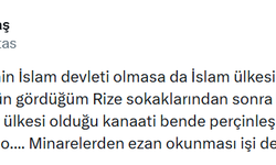 RTEÜ Öğretim Üyesi Prof. Dr. Köktaş: 'Gördüğüm Rize sokaklarından sonra buranın gavur ülkesi olduğu kanaati bende perçinleşiyor'