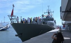TCG Karşıyaka, 30 Ağustos Zafer Bayramı'nda ziyarete açıldı