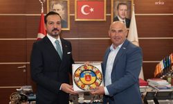 AK Partili Zorlu, Ukrayna Gagauzları Birliği Başkanı Yuriy Dimchoglo ile bir araya geldi