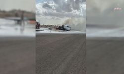 Akfen Holding'e ait özel jet Libya'da pistten çıktı: Mürettebatın sağlık durumu iyi