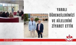 Anadolu Eğitim Sendikası heyeti, Manisa'daki okul saldırısında yaralanan öğrencileri ziyaret etti