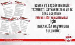Anadolu Eğitim Sendikası'ndan öğretmenlerin emeklilik hakları için başvuru