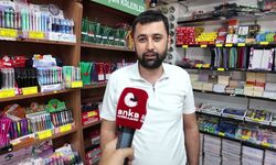 Ankara Polatlı'da kırtasiye esnafı AVM ve büyük marketler nedeniyle iş yapamamaktan dert yandı