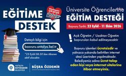 Antalya Büyükşehir Belediyesi'nden üniversite öğrencilerine 20 bin TL eğitim desteği