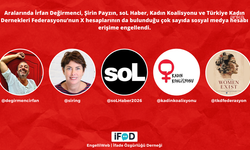 Aralarında gazetecilerin ve kadın derneklerinin de olduğu sosyal medya hesaplarına erişim engeli getirildi