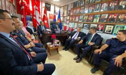 Ayvalık Kaymakamı Cimşit'ten gazilere ziyaret