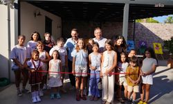 Ayvalıklı küçük ressamların eserleri, Cunda'da sanatseverlerle buluştu