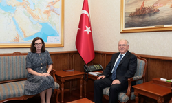 Bakan Güler, Birleşik Krallık'ın Ankara Büyükelçisi Anderson'ı kabul etti