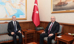 Bakan Güler, Türkiye'nin Seul Büyükelçisi olarak atanan Yıldız'ı kabul etti