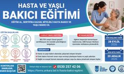 Başkent'te sertifikalı 'Hasta ve Yaşlı Bakıcı Eğitimi' için başvurular başladı