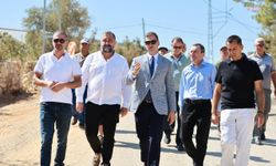 Bodrum Belediye Başkanı Mandalinci, Çamlık'ta incelemelerde bulundu