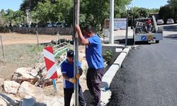 Bodrum Belediyesi, Çamlık Mahallesi'nde yol çalışmalarını tamamladı