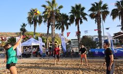 Bodrum'da plaj voleybolu heyecanı başladı