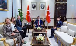 Cevdet Yılmaz, dört büyükelçiyi Cumhurbaşkanlığı Külliyesi'nde kabul etti