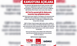 Çiğli'de 'AK Parti'ye geçiş' iddiası ortak açıklamayla yalanlandı