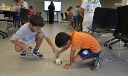 Çocuklar kodlamanın dünyasını Makina Hangar'da keşfetti