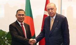 Cumhurbaşkanı Erdoğan, Bangladeş Başbakanı Tarık Rahman ile görüştü