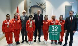 Cumhurbaşkanı Erdoğan, özel sporcular ve federasyon temsilcileriyle bir araya geldi