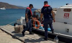 Datça açıklarında sürüklenen bottaki 9 kişi kurtarıldı
