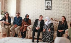 DEM Parti Eş Genel Başkanlarından Memet Akkuş'un ailesine taziye ziyareti