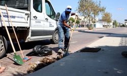 Didim'de yağış öncesi mazgal temizliği