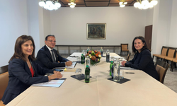 Dışişleri Bakan Yardımcısı Bozay, Slovenya Dış ve Avrupa İşleri Bakanlığı'nda Devlet Sekreteri Pozar ile görüştü