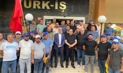 Doruk Madencilik işçilerinden Ergün Atalay'a teşekkür