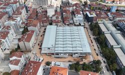 Eskişehir'de Kurtuluş Kapalı Pazar Yeri Projesi'nde imalat seviyesi yüzde 75'e ulaştı