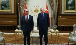 Cumhurbaşkanı Erdoğan, Mansur Yavaş’ı kabul etti