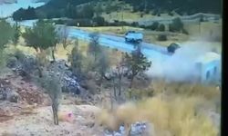 Gaziantep'te 7 kişinin hayatını kaybettiği kazanın güvenlik kamerası görüntüsü ortaya çıktı