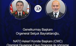 Genelkurmay Başkanı Bayraktaroğlu, NATO Askerî Komite Başkanı Dragone ile görüştü