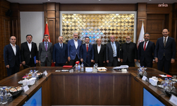 HAK-İŞ Genel Başkanı Arslan ve Filistin'e Destek Platformu Başkanı Kabaktepe'den Bakanı Gürlek'e ziyaret