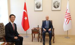 Japonya'nın Ankara Büyükelçisi Masami'den YÖK Başkanı Özvar'a ziyaret