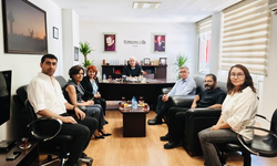 KESK heyeti, TMMOB'u ziyaret etti