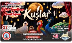Kırşehir Belediyesi Şehir Tiyatrosu'ndan çocuklara özel oyun