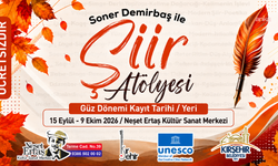 Kırşehir Belediyesi Şiir Atölyesi'nde güz dönemi kayıtları başladı